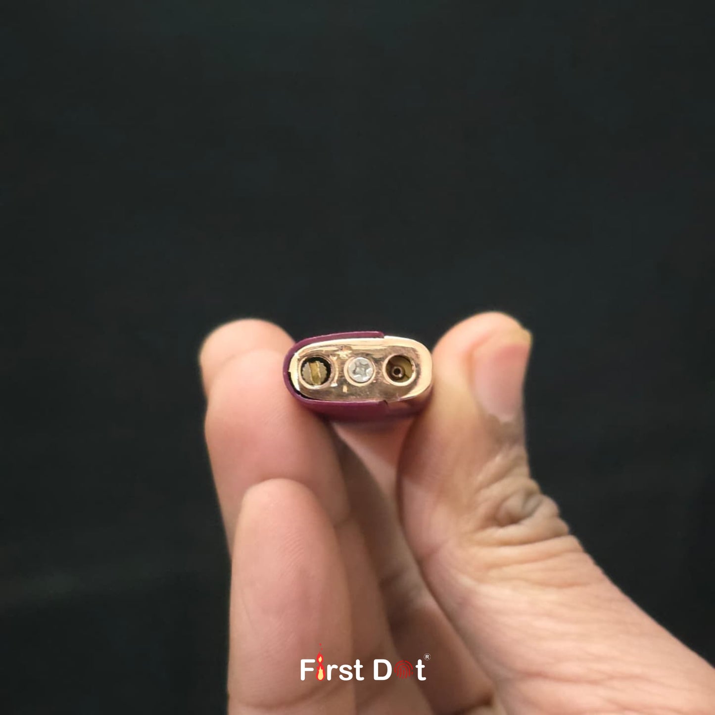 Slim Cigarette Lighter – Red Jet Flame Lighter