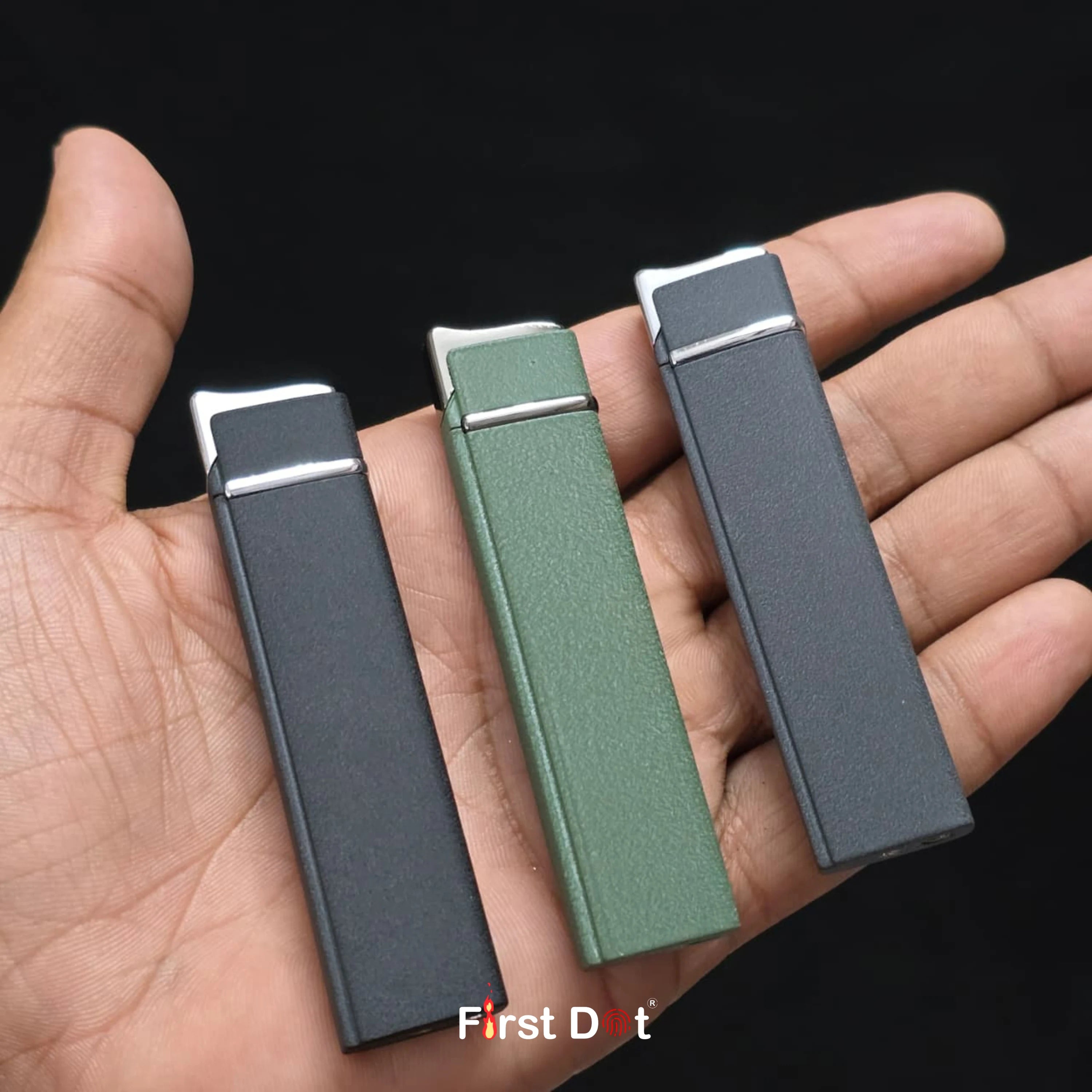 Matte Slim Jet Flame Cigarette Lighter