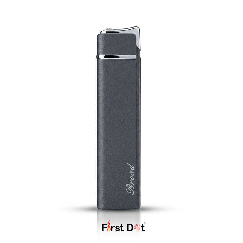 First Dot Matte Slim Jet Flame Cigarette Lighter