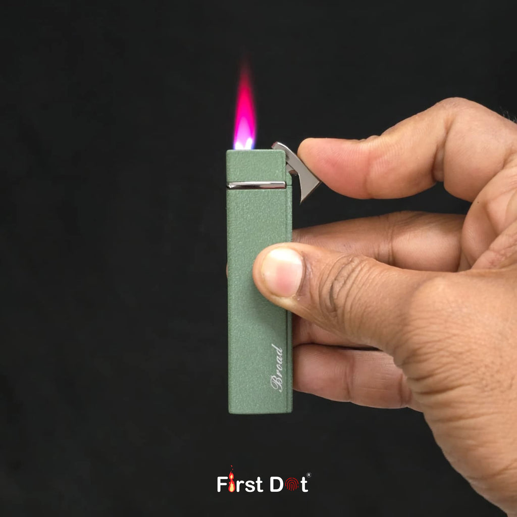 Matte Slim Jet Flame Cigarette Lighter