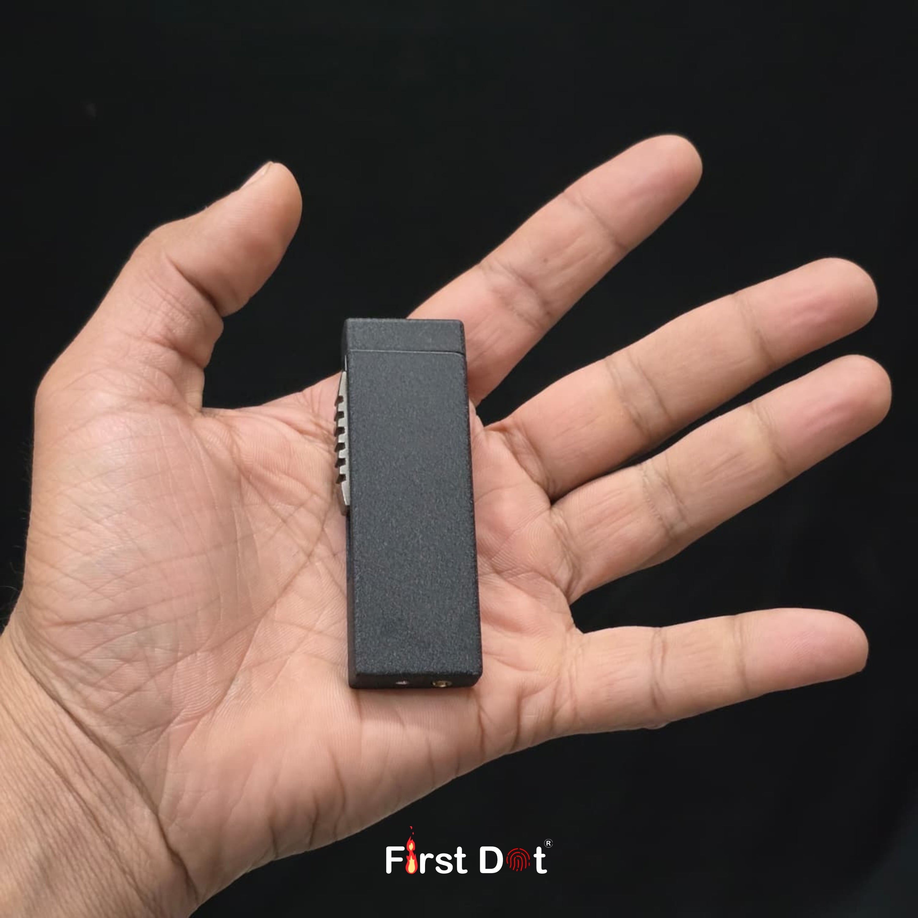 Slim Matte Black Cigarette Lighter (Executive Series)