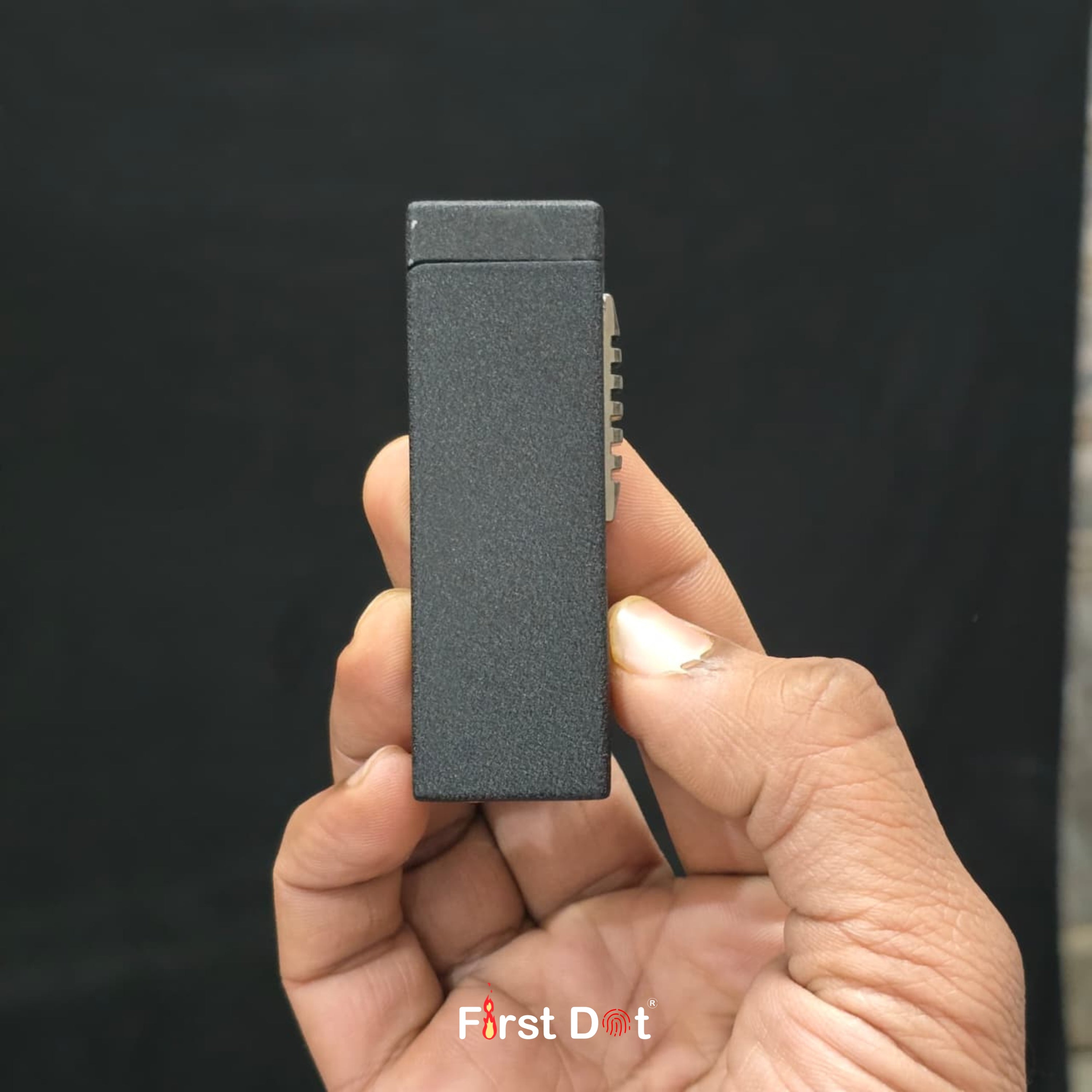 Slim Matte Black Cigarette Lighter (Executive Series)