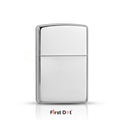 Classic Polished Chrome Silver Lighter | Wind-Resistant (Gas Lighter)