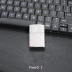 Classic Polished Chrome Silver Lighter | Wind-Resistant (Gas Lighter)
