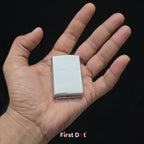 Classic Polished Chrome Silver Lighter | Wind-Resistant (Gas Lighter)