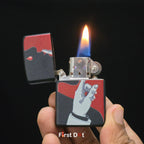 First Dot Stay Calm & Artistic Hand Liquid Fuel Lighter Pack of 2