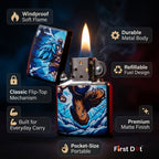 First Dot Super Saiyan Blue Windproof Cigarette Lighter