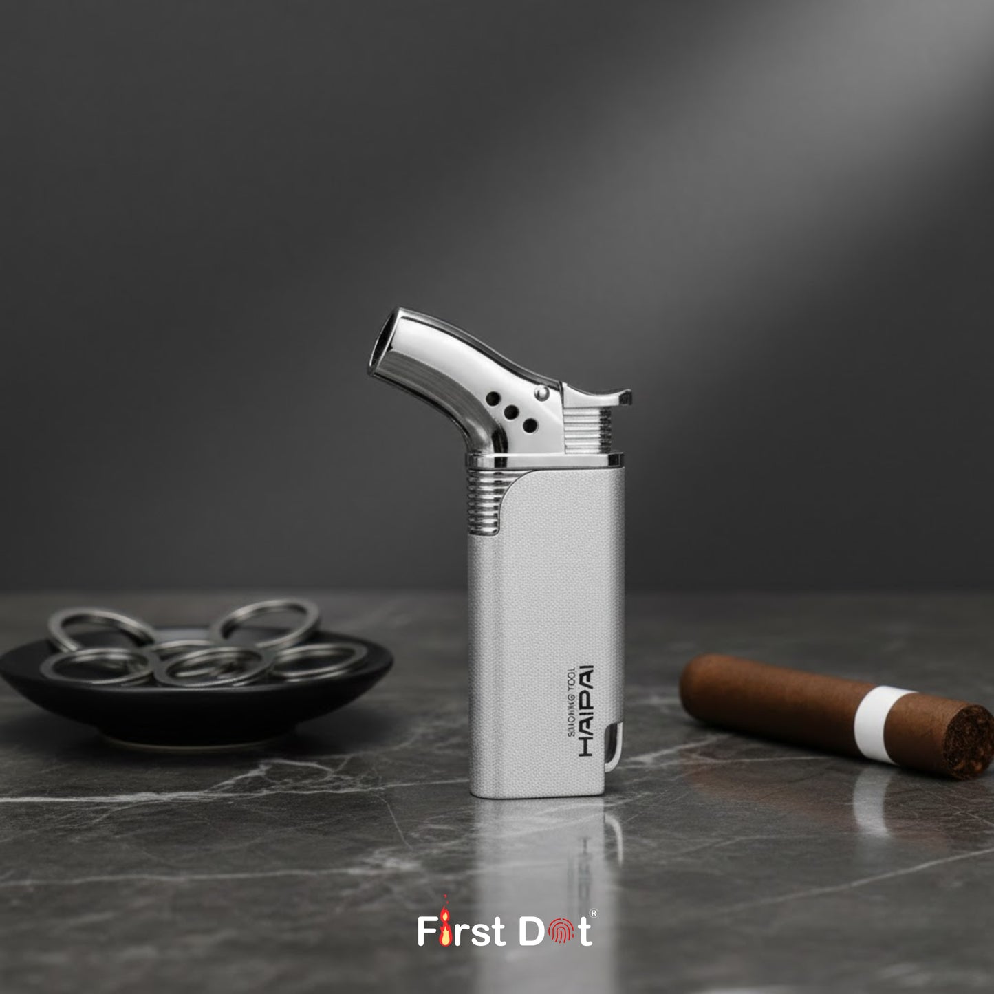 Torch Cigarette Lighter – Blue Jet Flame Windproof Lighter