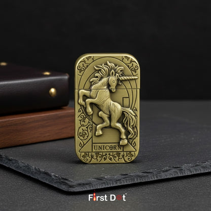 Unicorn Cigarette Lighter – Windproof Red Jet Flame Lighter