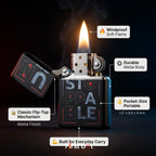 First Dot "Unstoppable" Windproof Cigarette Lighter