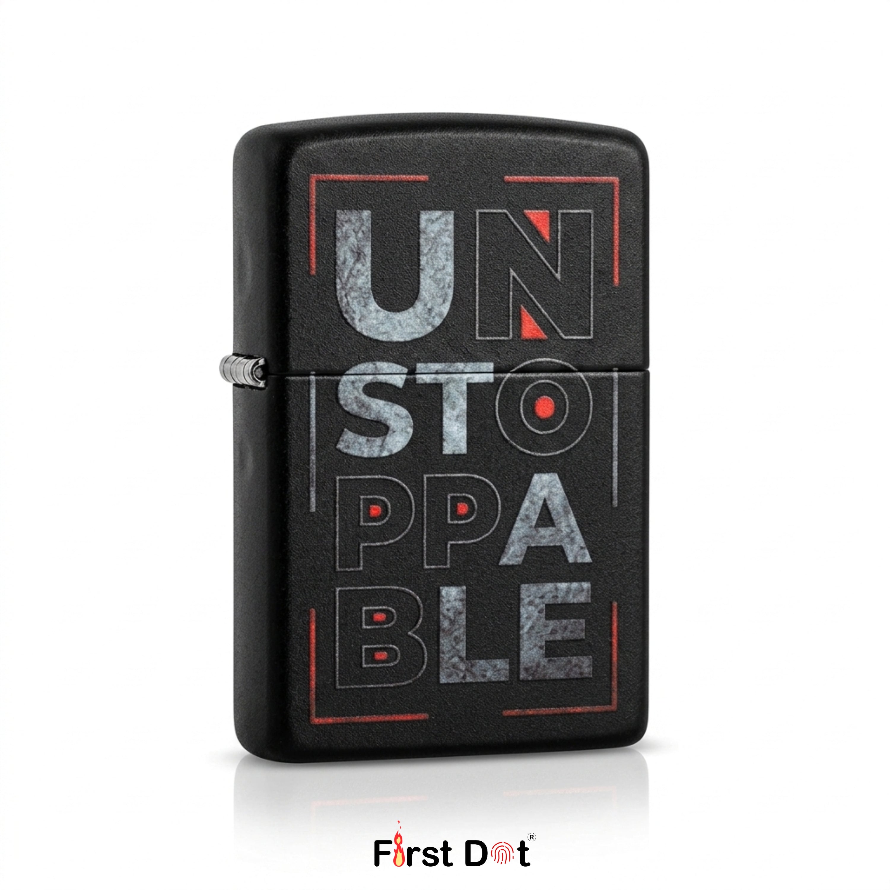 First Dot "Unstoppable" Windproof Cigarette Lighter