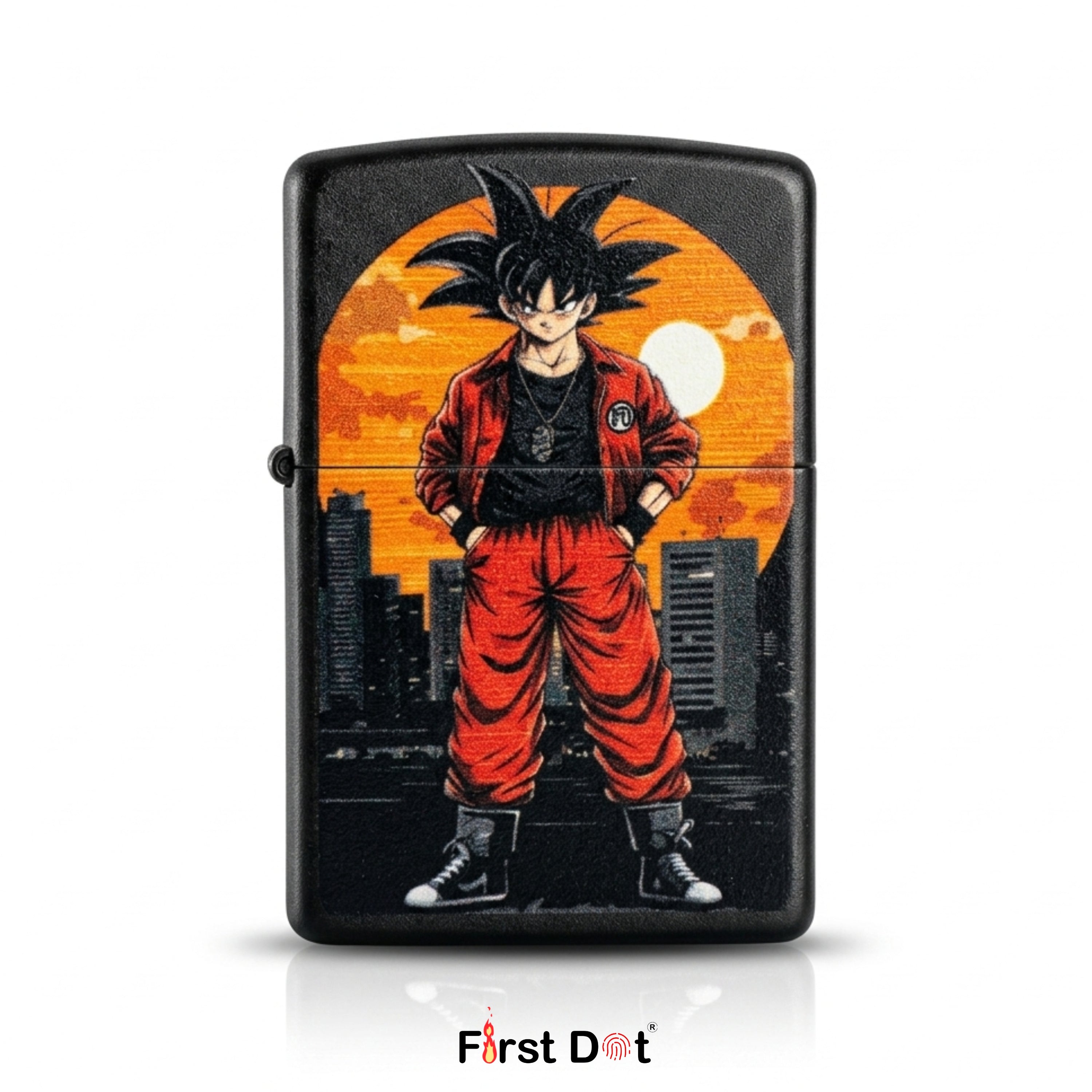 First Dot Urban Anime Series Windproof Cigarette Lighter