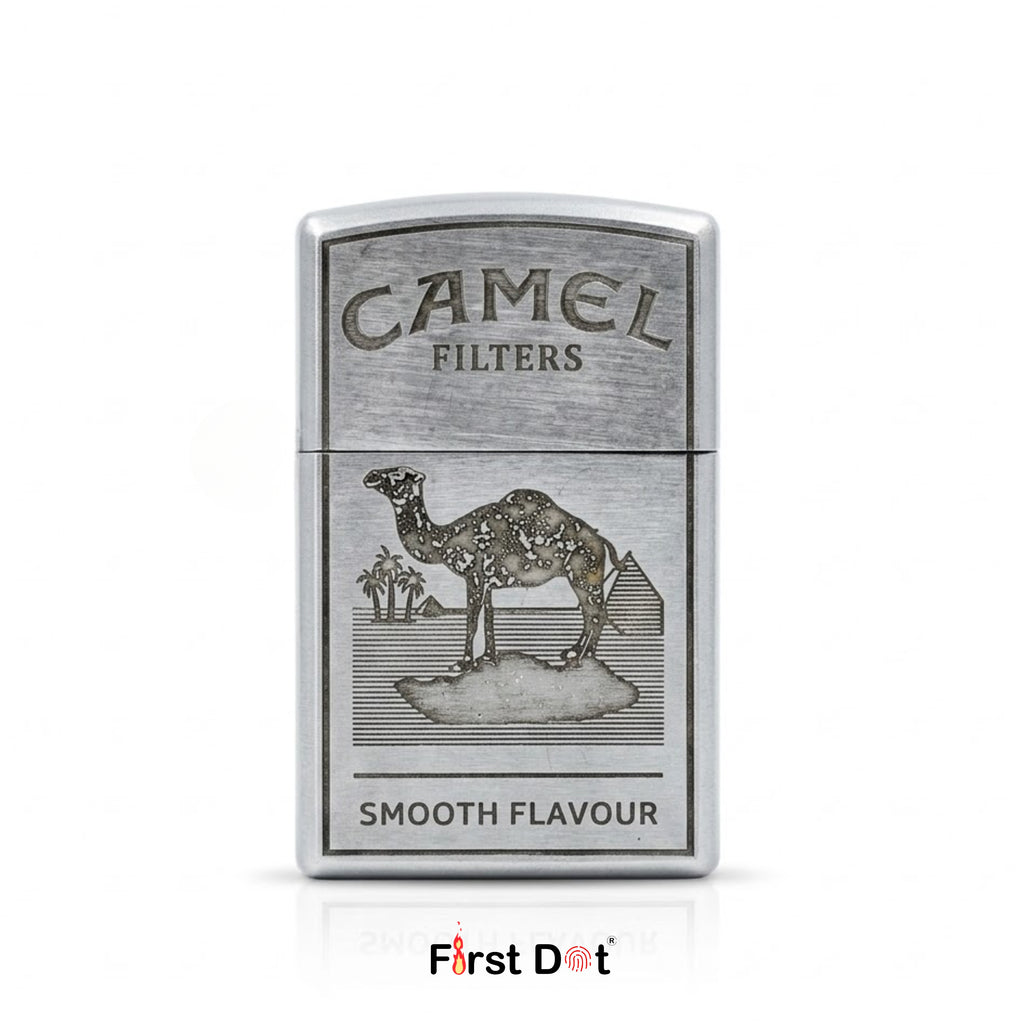 Classic Camel Engraved Cigarette Lighter