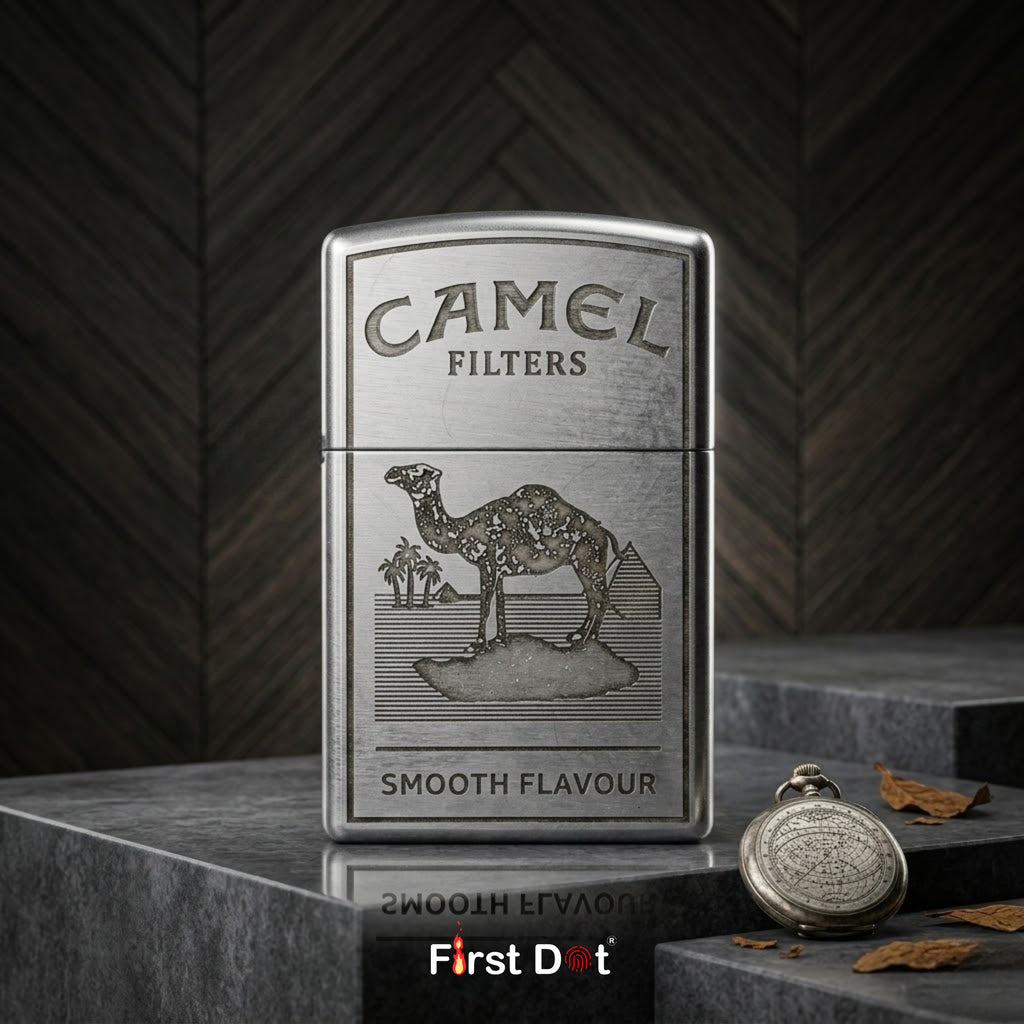 Classic Camel Engraved Cigarette Lighter