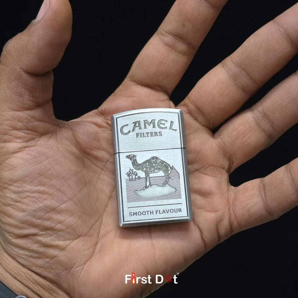 Classic Camel Engraved Cigarette Lighter