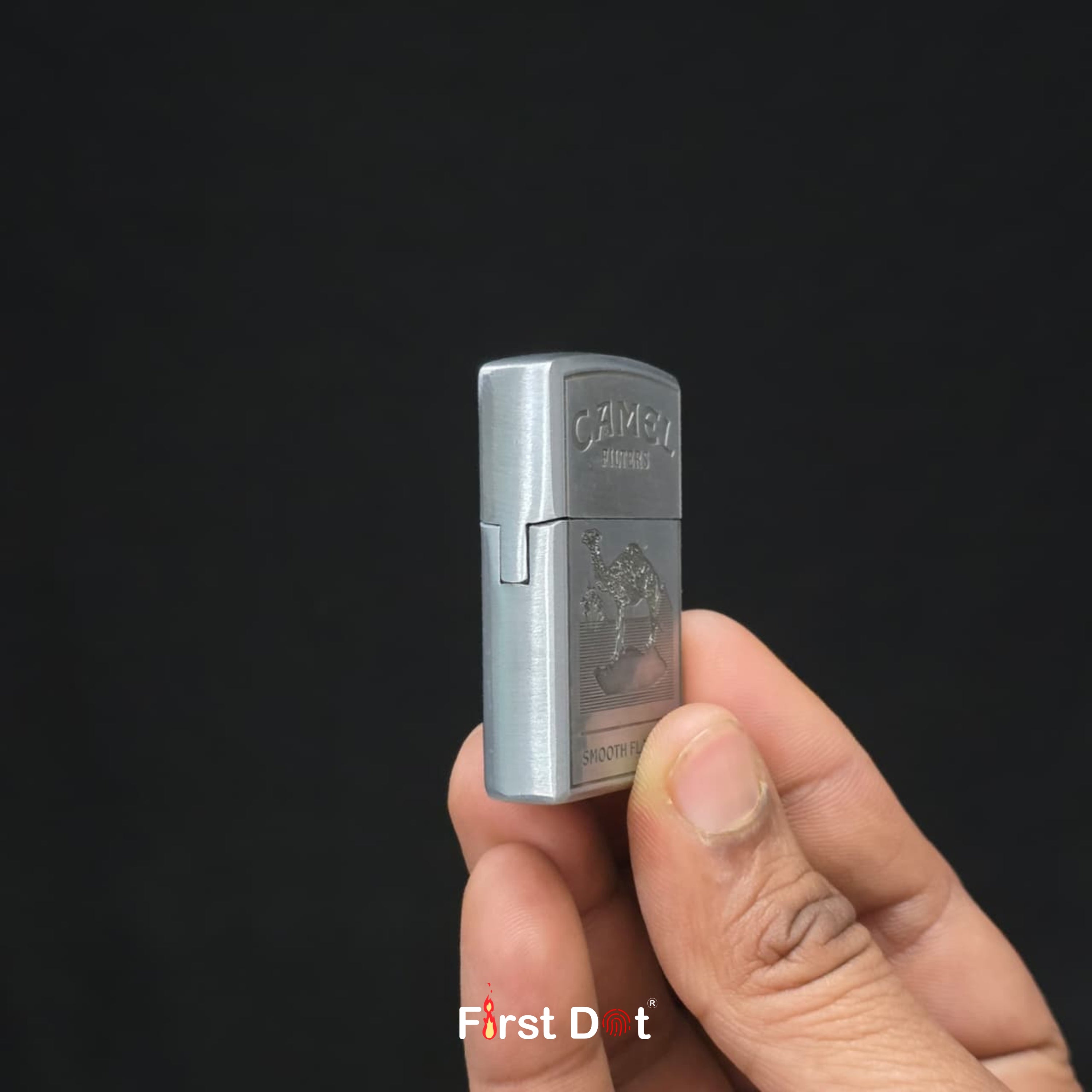 Classic Camel Engraved Cigarette Lighter