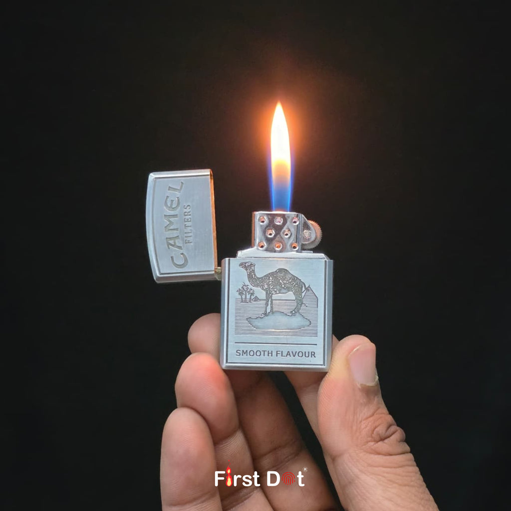 Classic Camel Engraved Cigarette Lighter