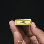 First Dot Classic Cross Engraved Cigarette Lighter