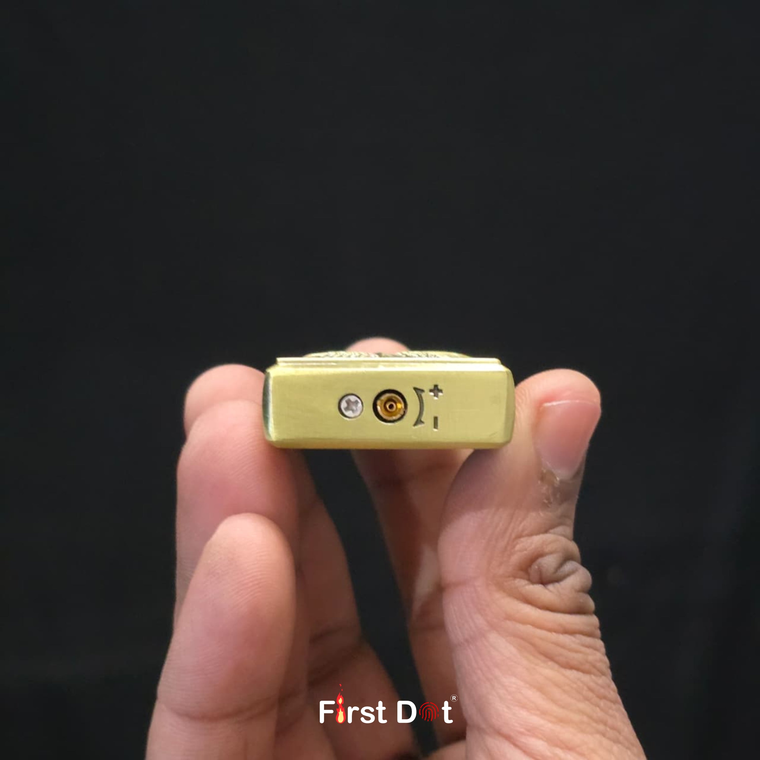 Antique Leaf Engraved | Vintage Fancy Cigarette Lighter