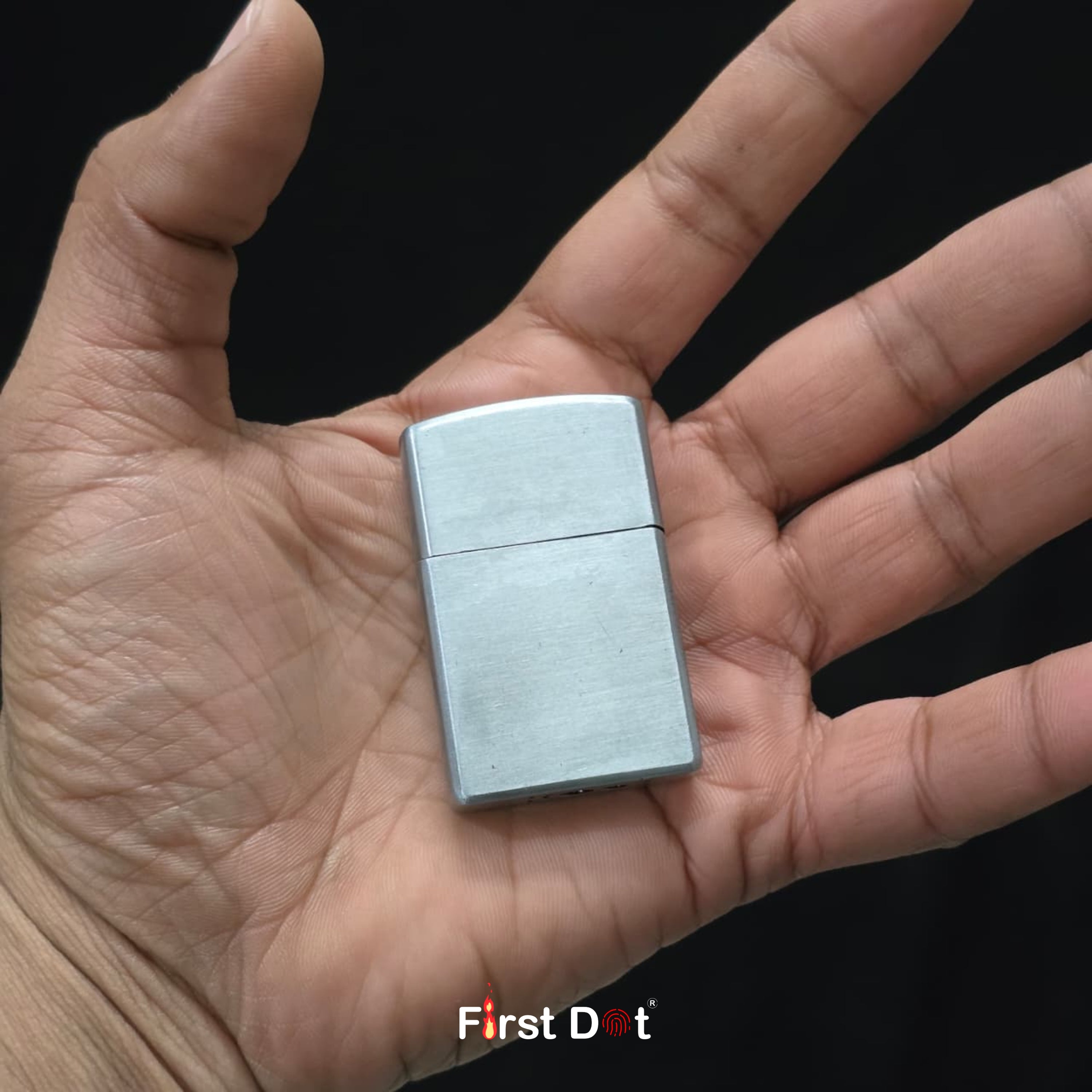 Tiger Engraved Vintage Fancy Metal Cigarette Lighter