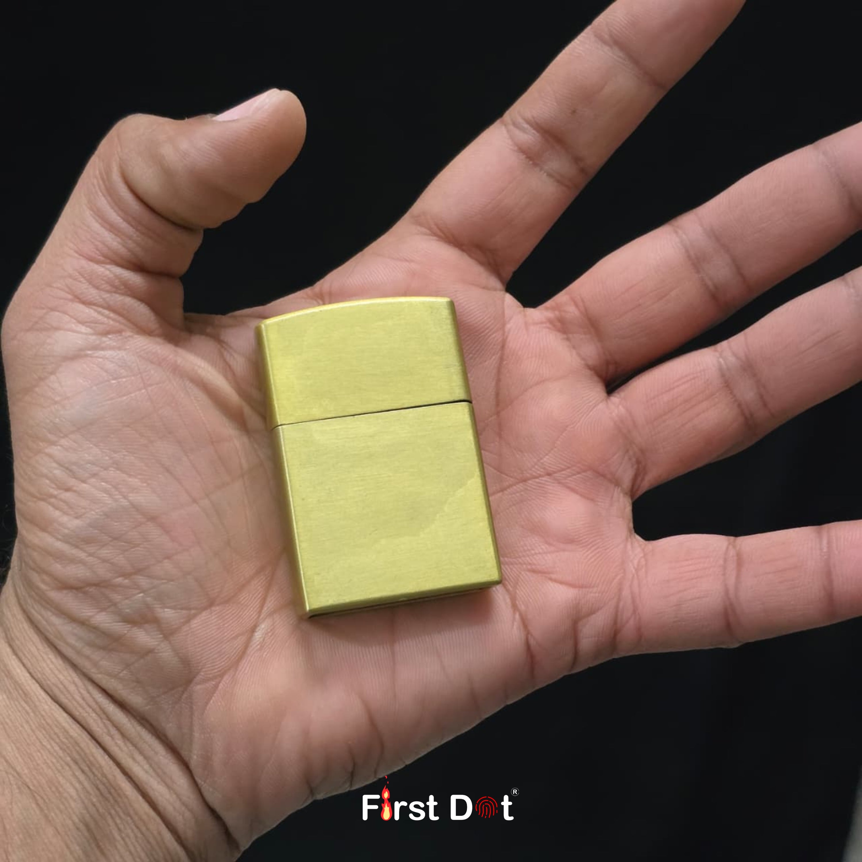 Textured Gold Metal | Vintage Fancy Cigarette Lighter