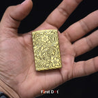 Vintage Floral Engraved Cigarette Lighter