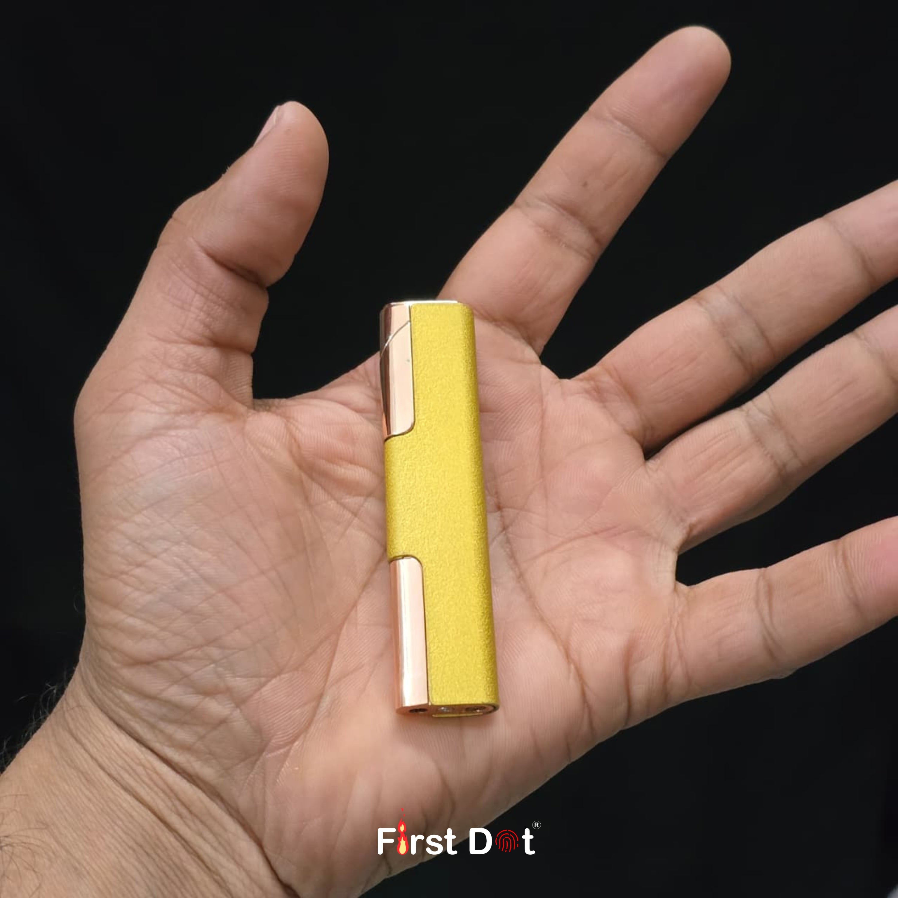 Slim Gold Metal Edition - Jet Flame Lighter