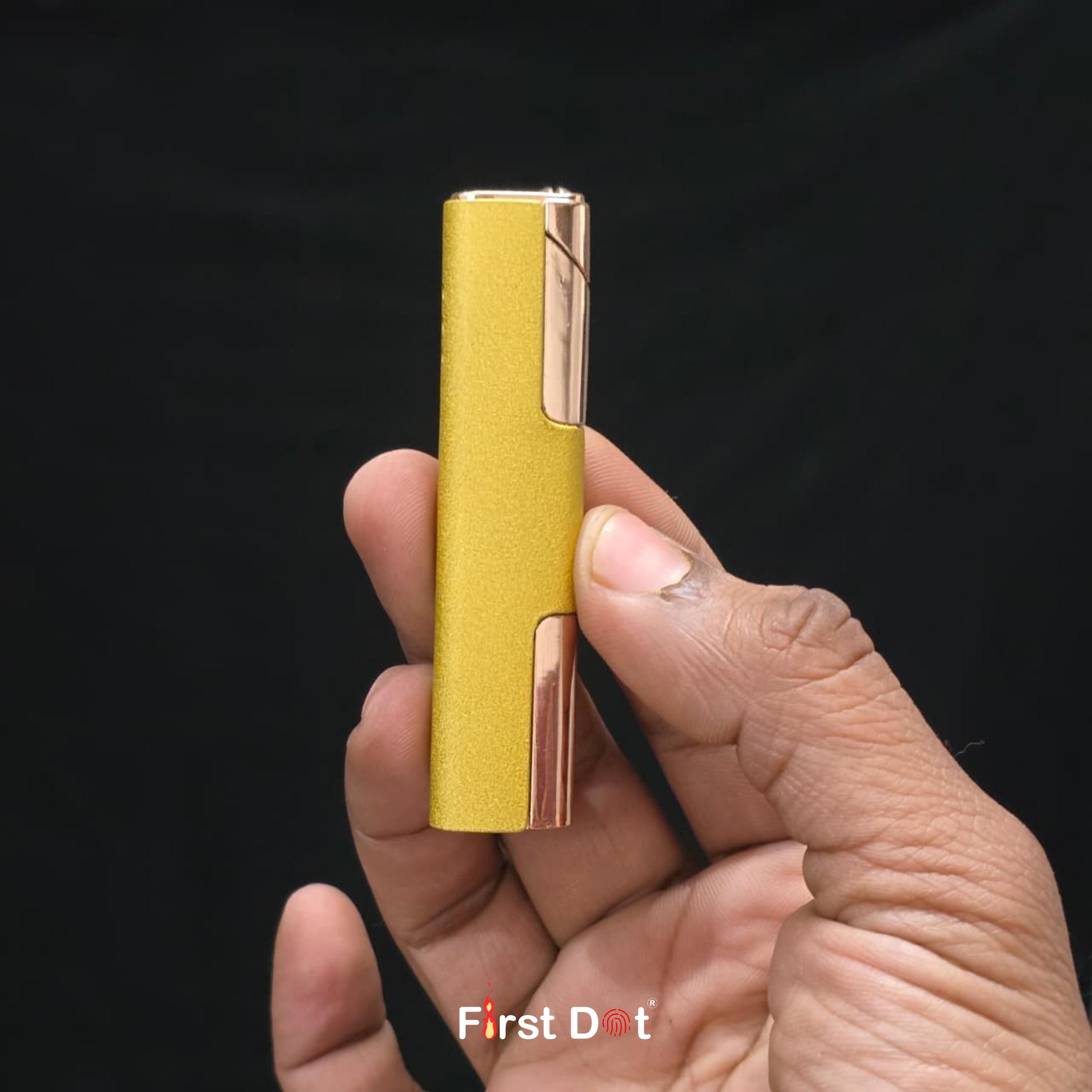 Slim Gold Metal Edition - Jet Flame Lighter