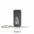 Ship Engraved Keychain Cigarette Lighter