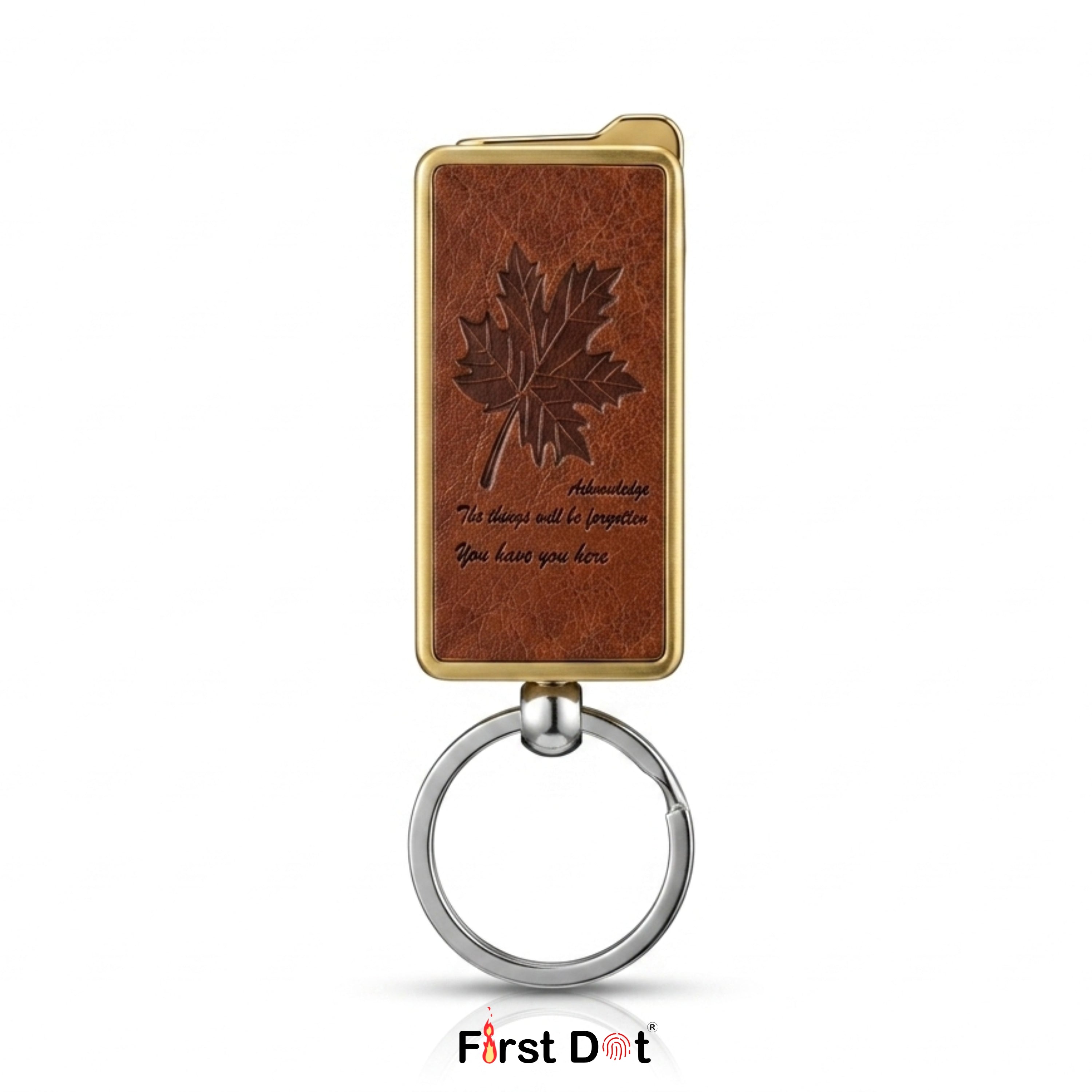 First Dot Vintage Keychain Jet Flame Cigarette Lighter