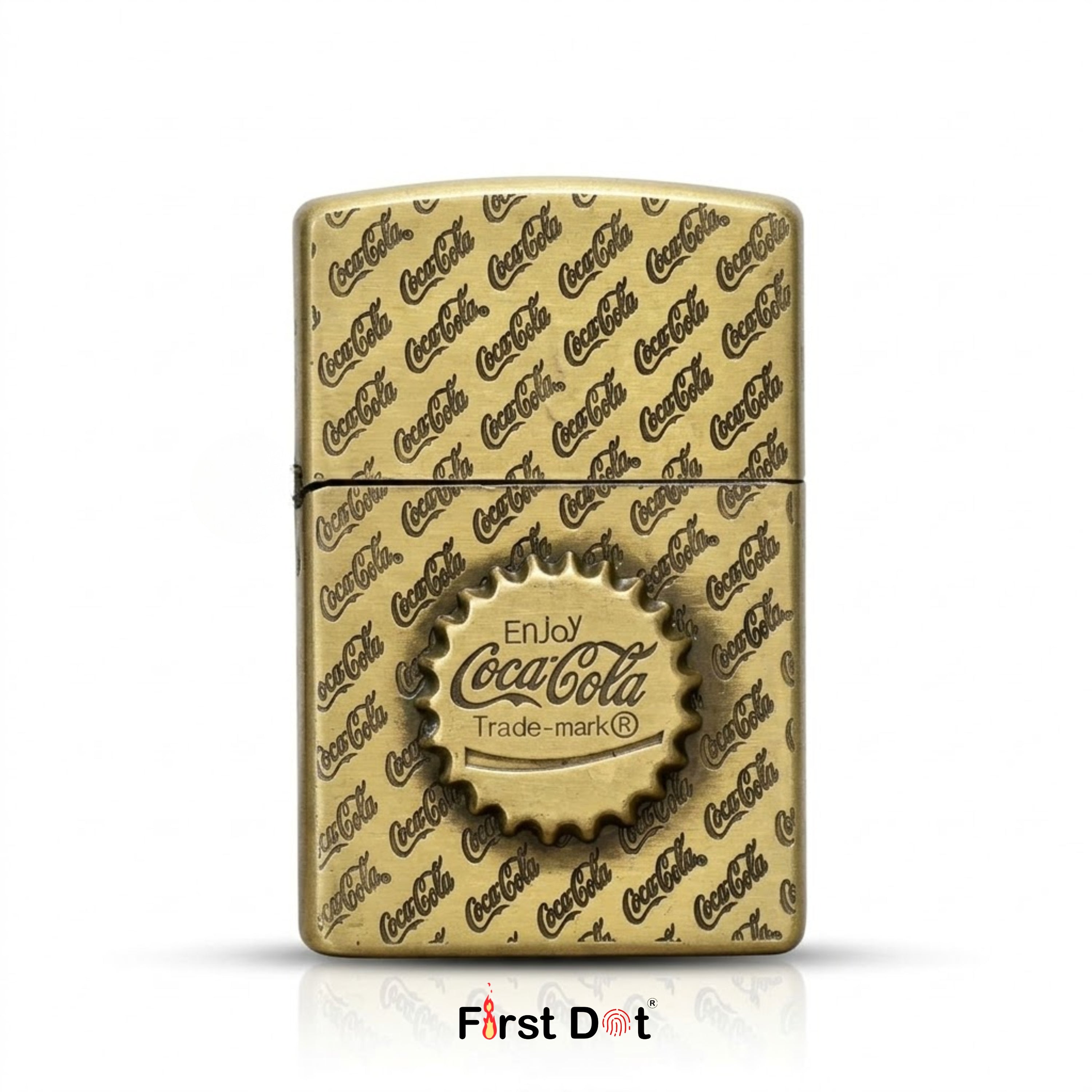 Retro Cap Engraved Cigarette Lighter
