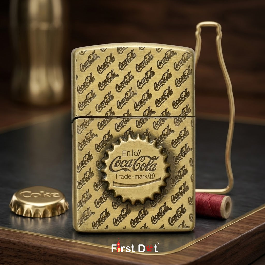 Retro Cap Engraved Cigarette Lighter