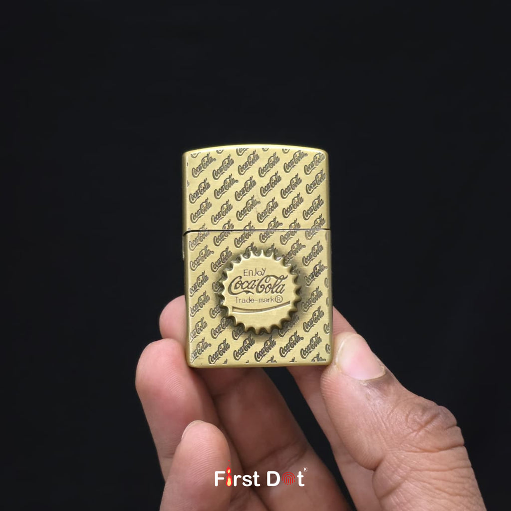 Retro Cap Engraved Cigarette Lighter