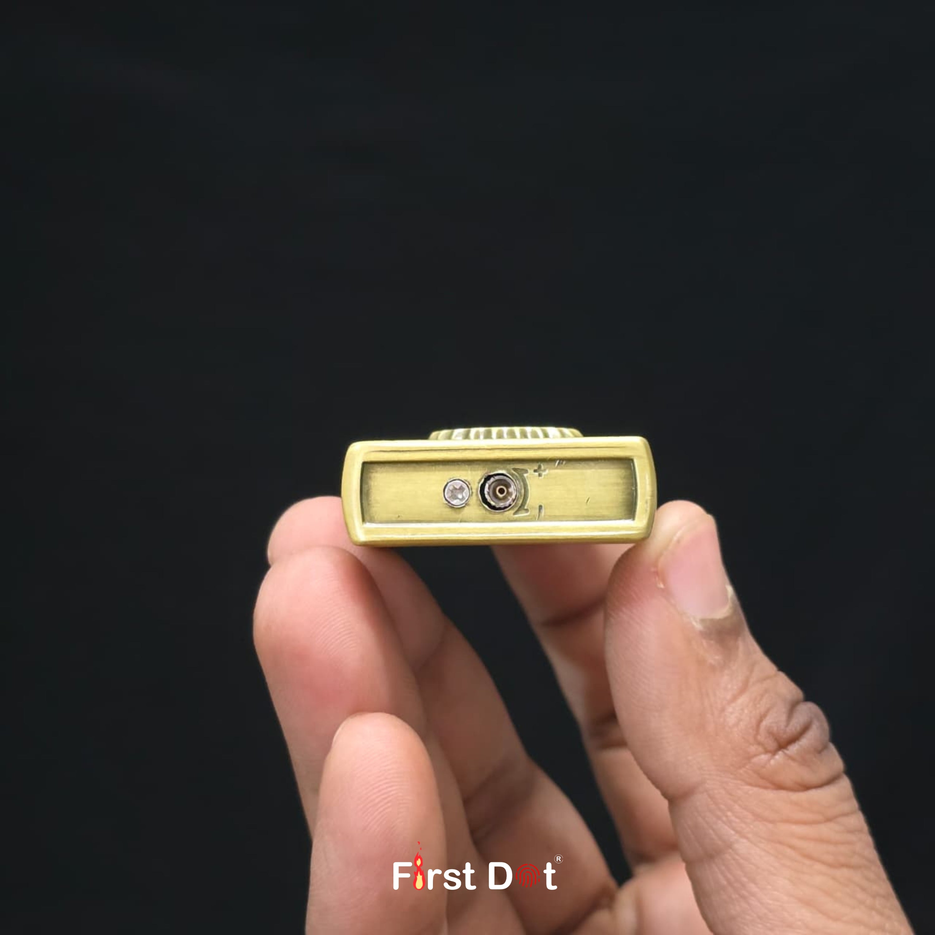 Retro Cap Engraved Cigarette Lighter