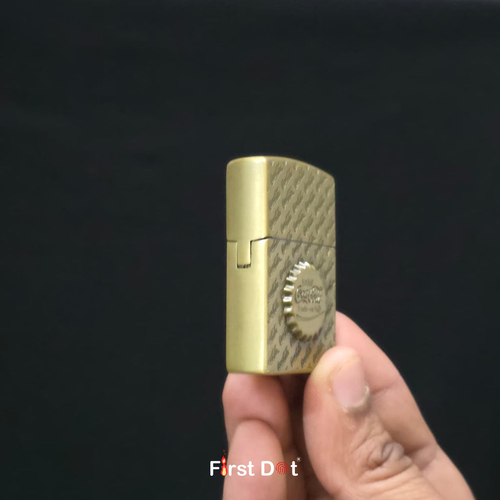 Retro Cap Engraved Cigarette Lighter