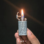 Rare Vintage Grinding Wheel Windproof Cigarette Lighter