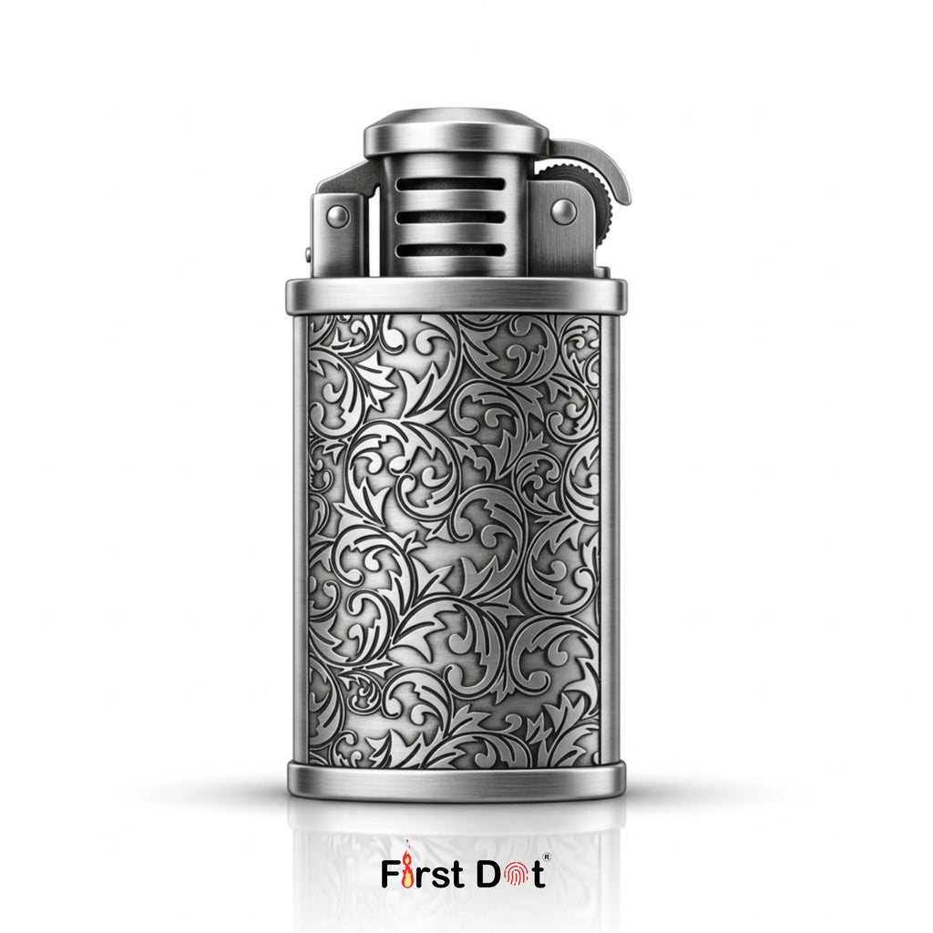 Rare Vintage Grinding Wheel Windproof Cigarette Lighter