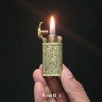 Rare Vintage Grinding Wheel Windproof Cigarette Lighter
