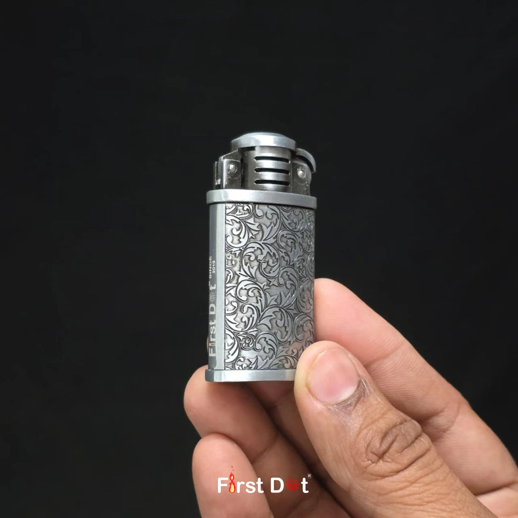 Rare Vintage Grinding Wheel Windproof Cigarette Lighter