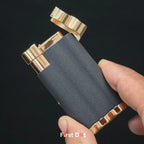 First Dot Vintoro Jet Flame Built-In Analog Watch Lighter