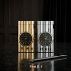 First Dot Vintoro Jet Flame Built-In Quartz Analog Watch Lighter