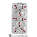 First Dot Skull Embossed Jet Flame Lighter | Windproof Cigarette Lighter