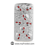 First Dot Skull Embossed Jet Flame Lighter | Windproof Cigarette Lighter