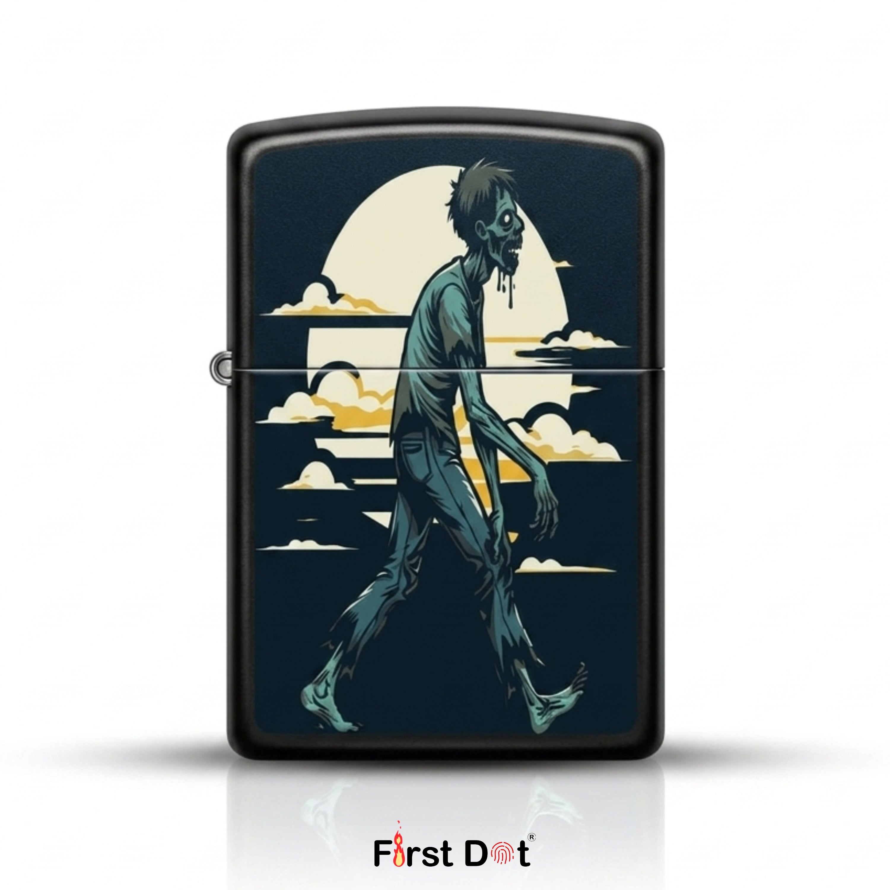 First Dot Zombie Walker Windproof Cigarette Lighter