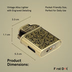 Stylish pocket lighter for men – size 