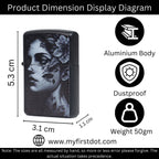 Artistic Floral Portrait Series Cigarette Lighter