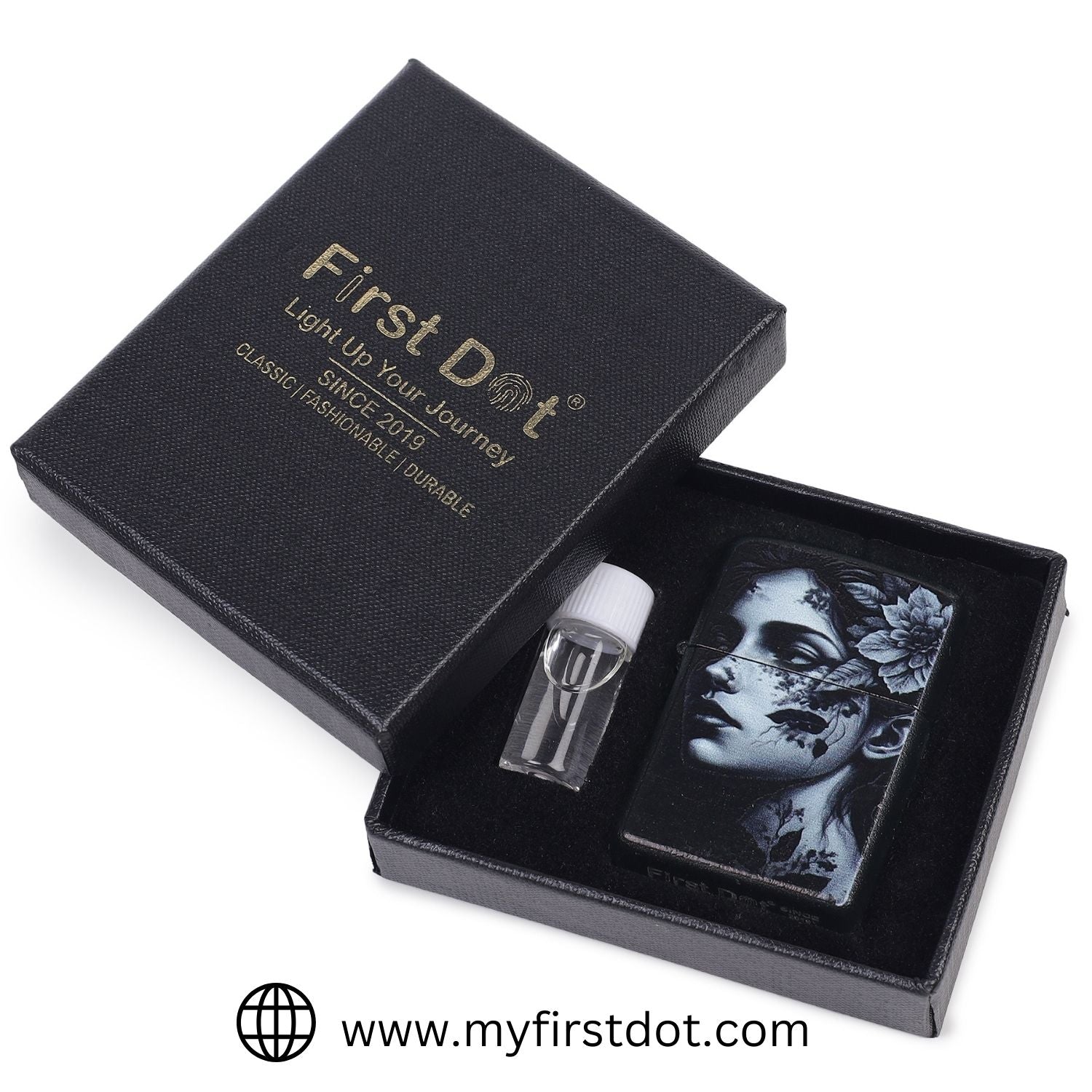 Artistic Floral Portrait Series Cigarette Lighter