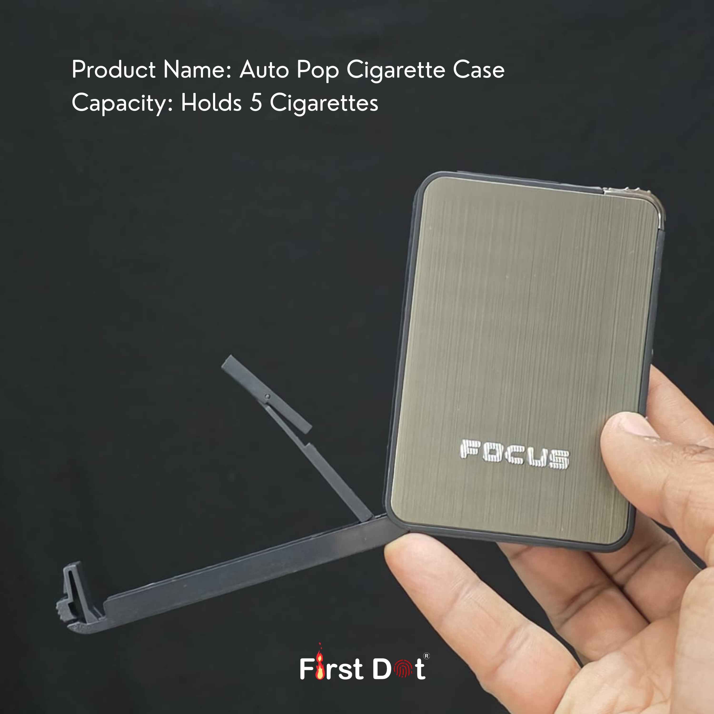 Focus 2-in-1 Cigarette Case with Lighter