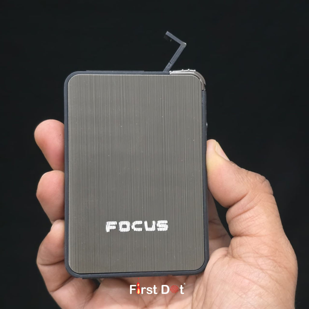 Focus 2-in-1 Cigarette Case with Lighter