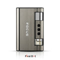 Focus Aluminium Pop-Up Cigarette Case with Jet Flame Lighter